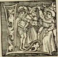 An illustration from Early woodcut initials : containing over thirteen hundred reproductions of ornamental letters of the fifteenth and sixteenth centuries (1908)