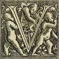 An illustration from Early woodcut initials : containing over thirteen hundred reproductions of ornamental letters of the fifteenth and sixteenth centuries (1908)