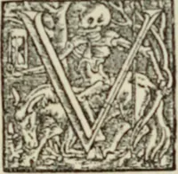 An illustration from Early woodcut initials : containing over thirteen hundred reproductions of ornamental letters of the fifteenth and sixteenth centuries (1908)