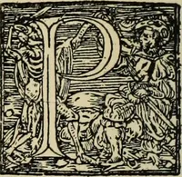 An illustration from Early woodcut initials : containing over thirteen hundred reproductions of ornamental letters of the fifteenth and sixteenth centuries (1908)