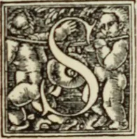An illustration from Early woodcut initials : containing over thirteen hundred reproductions of ornamental letters of the fifteenth and sixteenth centuries (1908)