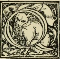 An illustration from Early woodcut initials : containing over thirteen hundred reproductions of ornamental letters of the fifteenth and sixteenth centuries (1908)