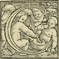An illustration from Early woodcut initials : containing over thirteen hundred reproductions of ornamental letters of the fifteenth and sixteenth centuries (1908)
