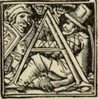 An illustration from Early woodcut initials : containing over thirteen hundred reproductions of ornamental letters of the fifteenth and sixteenth centuries (1908)
