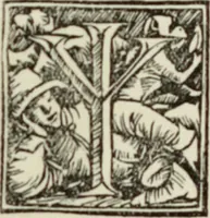 An illustration from Early woodcut initials : containing over thirteen hundred reproductions of ornamental letters of the fifteenth and sixteenth centuries (1908)