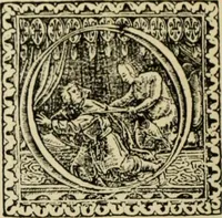 An illustration from Early woodcut initials : containing over thirteen hundred reproductions of ornamental letters of the fifteenth and sixteenth centuries (1908)