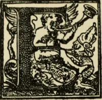 An illustration from Early woodcut initials : containing over thirteen hundred reproductions of ornamental letters of the fifteenth and sixteenth centuries (1908)