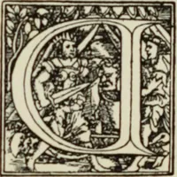 An illustration from Early woodcut initials : containing over thirteen hundred reproductions of ornamental letters of the fifteenth and sixteenth centuries (1908)