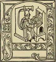 An illustration from Early woodcut initials : containing over thirteen hundred reproductions of ornamental letters of the fifteenth and sixteenth centuries (1908)