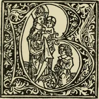 An illustration from Early woodcut initials : containing over thirteen hundred reproductions of ornamental letters of the fifteenth and sixteenth centuries (1908)