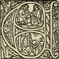 An illustration from Early woodcut initials : containing over thirteen hundred reproductions of ornamental letters of the fifteenth and sixteenth centuries (1908)