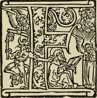 An illustration from Early woodcut initials : containing over thirteen hundred reproductions of ornamental letters of the fifteenth and sixteenth centuries (1908)