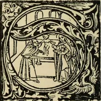 An illustration from Early woodcut initials : containing over thirteen hundred reproductions of ornamental letters of the fifteenth and sixteenth centuries (1908)
