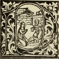 An illustration from Early woodcut initials : containing over thirteen hundred reproductions of ornamental letters of the fifteenth and sixteenth centuries (1908)