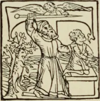 An illustration from Early woodcut initials : containing over thirteen hundred reproductions of ornamental letters of the fifteenth and sixteenth centuries (1908)