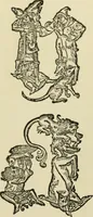 An illustration from Early woodcut initials : containing over thirteen hundred reproductions of ornamental letters of the fifteenth and sixteenth centuries (1908)