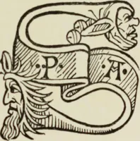 An illustration from Early woodcut initials : containing over thirteen hundred reproductions of ornamental letters of the fifteenth and sixteenth centuries (1908)