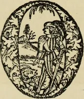 An illustration from Early woodcut initials : containing over thirteen hundred reproductions of ornamental letters of the fifteenth and sixteenth centuries (1908)