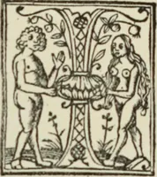 An illustration from Early woodcut initials : containing over thirteen hundred reproductions of ornamental letters of the fifteenth and sixteenth centuries (1908)