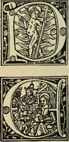 An illustration from Early woodcut initials : containing over thirteen hundred reproductions of ornamental letters of the fifteenth and sixteenth centuries (1908)