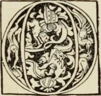 An illustration from Early woodcut initials : containing over thirteen hundred reproductions of ornamental letters of the fifteenth and sixteenth centuries (1908)