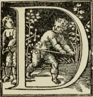 An illustration from Early woodcut initials : containing over thirteen hundred reproductions of ornamental letters of the fifteenth and sixteenth centuries (1908)