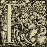 An illustration from Early woodcut initials : containing over thirteen hundred reproductions of ornamental letters of the fifteenth and sixteenth centuries (1908)