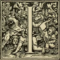 An illustration from Early woodcut initials : containing over thirteen hundred reproductions of ornamental letters of the fifteenth and sixteenth centuries (1908)