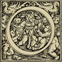 An illustration from Early woodcut initials : containing over thirteen hundred reproductions of ornamental letters of the fifteenth and sixteenth centuries (1908)