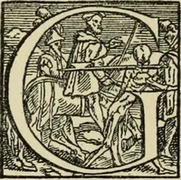 An illustration from Early woodcut initials : containing over thirteen hundred reproductions of ornamental letters of the fifteenth and sixteenth centuries (1908)