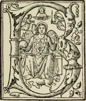 An illustration from Early woodcut initials : containing over thirteen hundred reproductions of ornamental letters of the fifteenth and sixteenth centuries (1908)