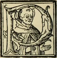 An illustration from Early woodcut initials : containing over thirteen hundred reproductions of ornamental letters of the fifteenth and sixteenth centuries (1908)