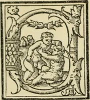 An illustration from Early woodcut initials : containing over thirteen hundred reproductions of ornamental letters of the fifteenth and sixteenth centuries (1908)