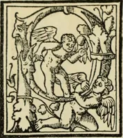 An illustration from Early woodcut initials : containing over thirteen hundred reproductions of ornamental letters of the fifteenth and sixteenth centuries (1908)