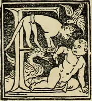 An illustration from Early woodcut initials : containing over thirteen hundred reproductions of ornamental letters of the fifteenth and sixteenth centuries (1908)