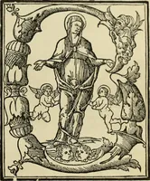 An illustration from Early woodcut initials : containing over thirteen hundred reproductions of ornamental letters of the fifteenth and sixteenth centuries (1908)