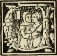 An illustration from Early woodcut initials : containing over thirteen hundred reproductions of ornamental letters of the fifteenth and sixteenth centuries (1908)