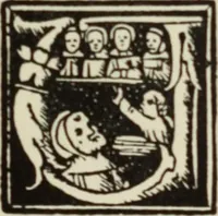 An illustration from Early woodcut initials : containing over thirteen hundred reproductions of ornamental letters of the fifteenth and sixteenth centuries (1908)