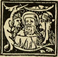 An illustration from Early woodcut initials : containing over thirteen hundred reproductions of ornamental letters of the fifteenth and sixteenth centuries (1908)