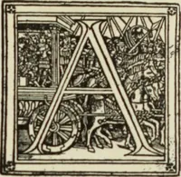 An illustration from Early woodcut initials : containing over thirteen hundred reproductions of ornamental letters of the fifteenth and sixteenth centuries (1908)