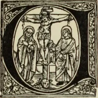 An illustration from Early woodcut initials : containing over thirteen hundred reproductions of ornamental letters of the fifteenth and sixteenth centuries (1908)