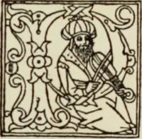 An illustration from Early woodcut initials : containing over thirteen hundred reproductions of ornamental letters of the fifteenth and sixteenth centuries (1908)