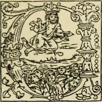 An illustration from Early woodcut initials : containing over thirteen hundred reproductions of ornamental letters of the fifteenth and sixteenth centuries (1908)