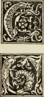 An illustration from Early woodcut initials : containing over thirteen hundred reproductions of ornamental letters of the fifteenth and sixteenth centuries (1908)
