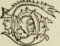An illustration from Early woodcut initials : containing over thirteen hundred reproductions of ornamental letters of the fifteenth and sixteenth centuries (1908)