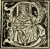 An illustration from Early woodcut initials : containing over thirteen hundred reproductions of ornamental letters of the fifteenth and sixteenth centuries (1908)