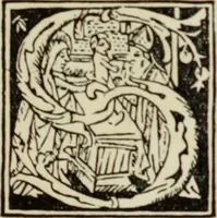 An illustration from Early woodcut initials : containing over thirteen hundred reproductions of ornamental letters of the fifteenth and sixteenth centuries (1908)