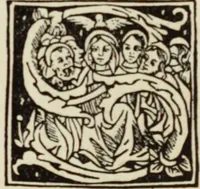 An illustration from Early woodcut initials : containing over thirteen hundred reproductions of ornamental letters of the fifteenth and sixteenth centuries (1908)