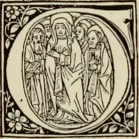 An illustration from Early woodcut initials : containing over thirteen hundred reproductions of ornamental letters of the fifteenth and sixteenth centuries (1908)