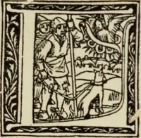 An illustration from Early woodcut initials : containing over thirteen hundred reproductions of ornamental letters of the fifteenth and sixteenth centuries (1908)